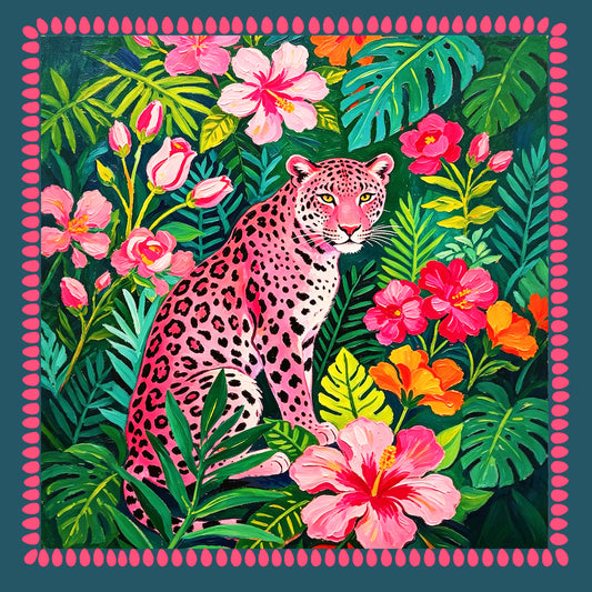 Preppy Leopard Mahjong Mat