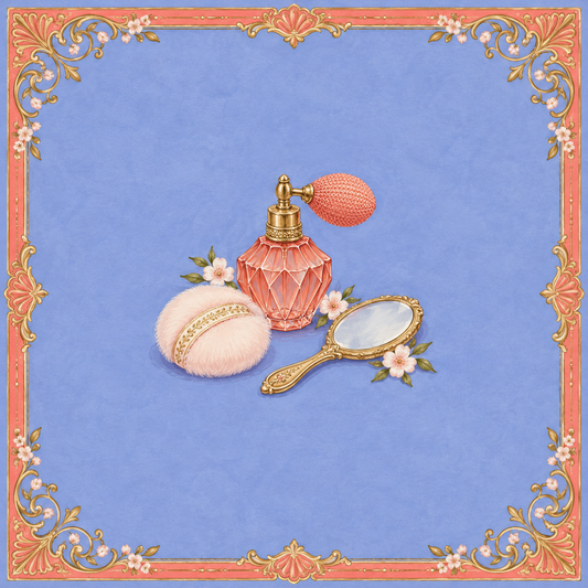 The Coral Vanity Mahjong Mat artwork