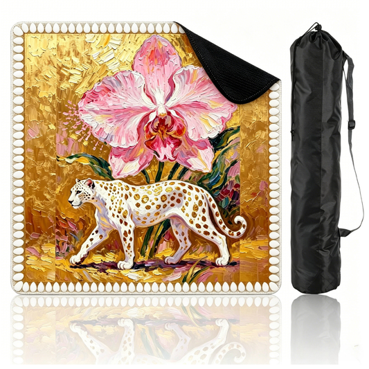 Preppy Leopard Mahjong Mat