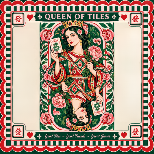 The Queen of Tiles Mahjong Mat