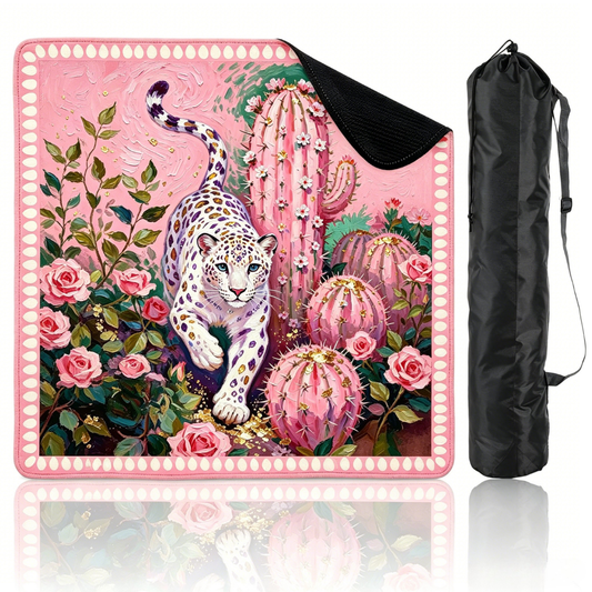 Preppy Leopard Mahjong Mat