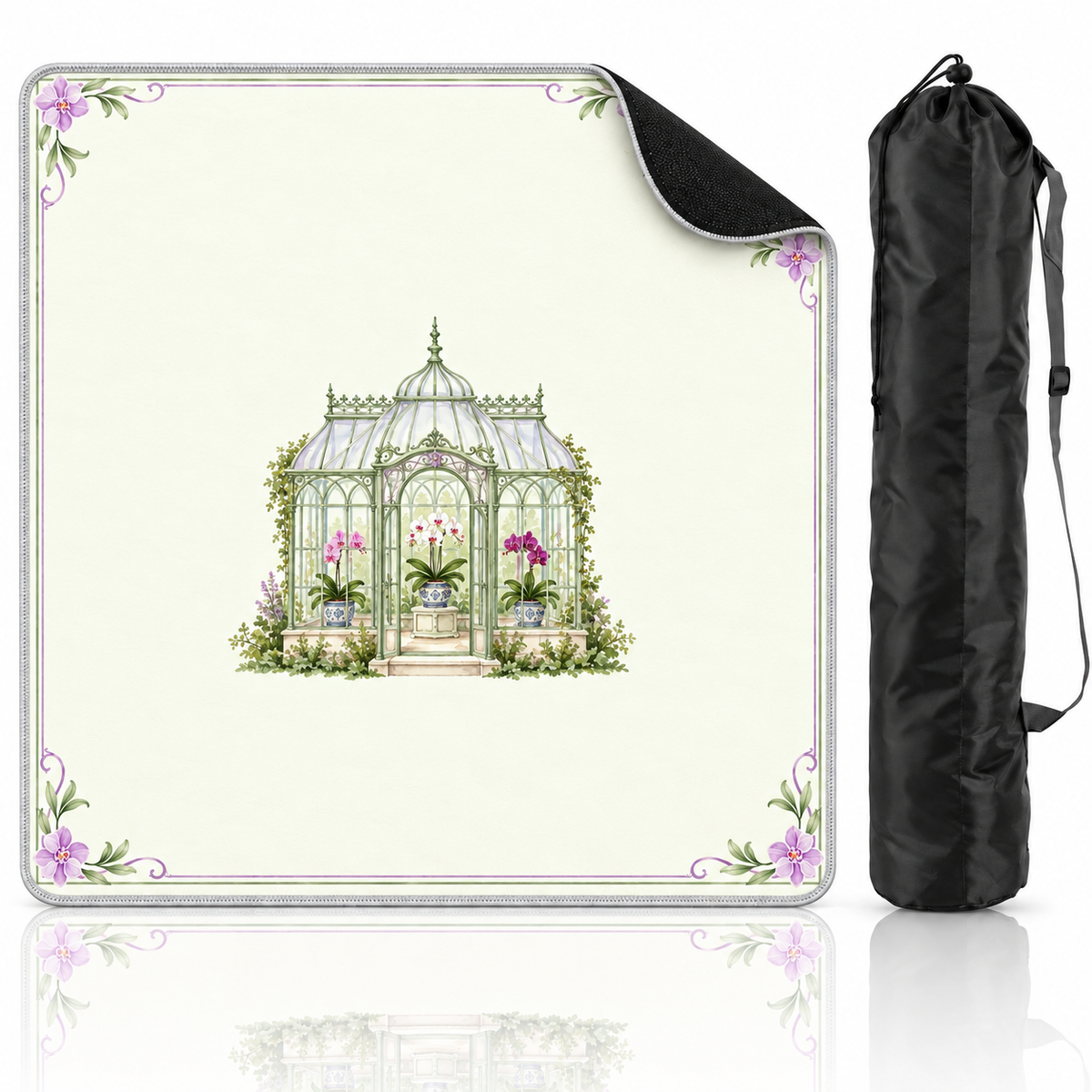 The Orchid Glasshouse Mahjong Mat