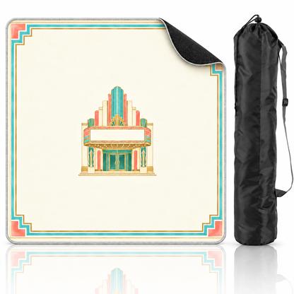 The Coral Cinema Mahjong Mat