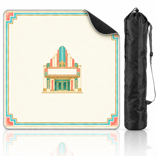The Coral Cinema Mahjong Mat