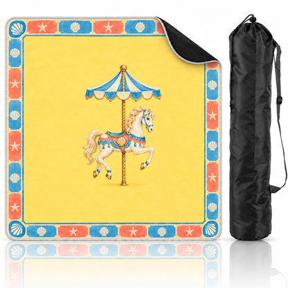 The Seaside Carousel Mahjong Mat